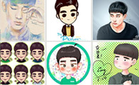 대륙 달군 '김수현', 중국 팬들의 각양각색 팬아트 응원 봇물