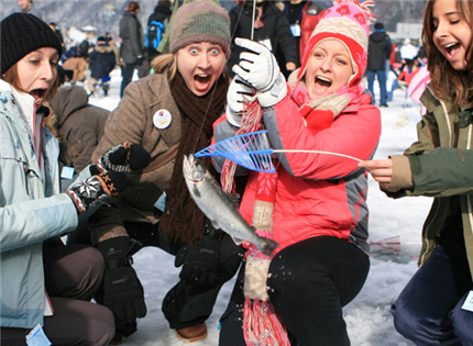 세계 4대 겨울축제로 인정받은 '화천 산천어축제'