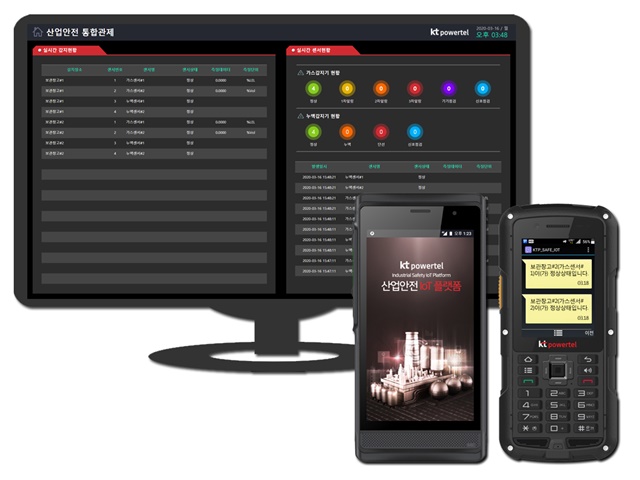KT파워텔 "가스 누출 감지도 '산업안전 IoT'로 안심"