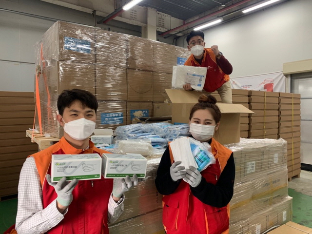 중국 우시시 정부, SK하이닉스에 코로나 방역 물품 제공
