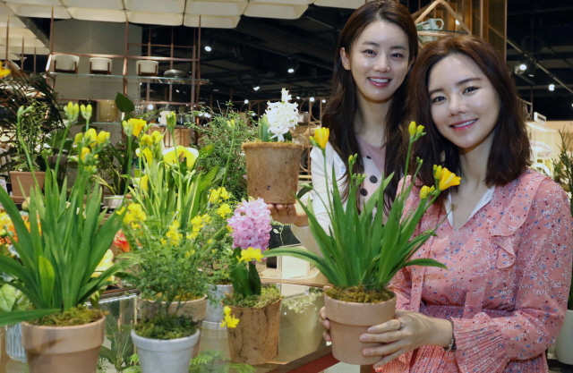 신세계百, 코로나에 지친 고객에게 '봄 꽃' 선물