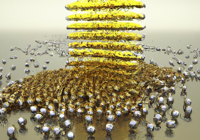  포스텍은 포스텍 연구팀은 동그란 금 나노 입자를 조립해 초고굴절률 메타물질을 개발, 고분자를 결합한 반사경을 제작했다고 밝혔다. /포스텍