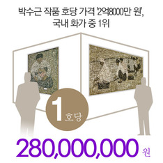 박수근 작품 호당 가격 '2억8000만 원', 국내 화가 중 1위