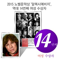 2015 노벨문학상 '알렉시예비치', 역대 14번째 여성 수상자