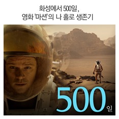화성에서 500일, 영화 '마션'의 나 홀로 생존기