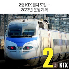 2층 KTX 열차 도입&hellip; 2023년 운행 계획