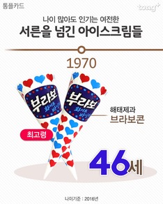 나이 많아도 인기는 여전한 '서른을 넘긴 아이스크림들'