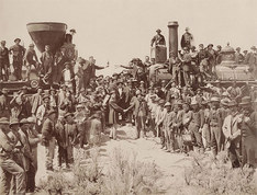 1869년 5월 10일, 미국 최초의 대륙횡단철도 개통