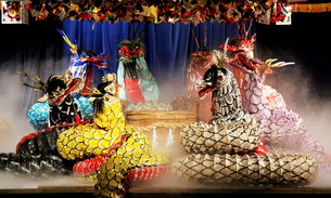 멋진 춤과 음악이 어우러신 제사 의식 유래의 전통 문화 히로시마 가구라