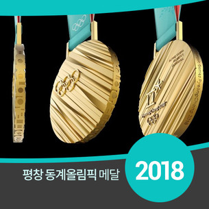 한글과 한복을 모티브로 한 2018 평창 동계올림픽 메달