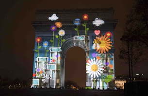 프랑스여행, 파리 일 드 프랑스의 밤을 환하게 밝히는 겨울 축제
