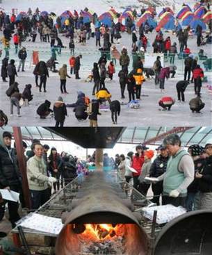 올겨울 국내 최대 송어 양식지에서 열리는 '평창송어축제'