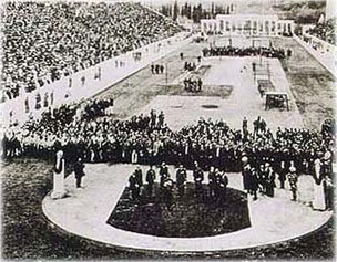 1896년 4월 6일, 첫 근대 올림픽 '제1회 아테네 올림픽' 개막