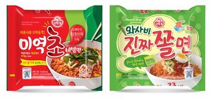 오뚜기, 여름철 별미 '미역초 비빔면&middot;와사비 진짜쫄면' 출시