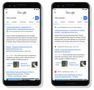 구글, 모바일 검색 결과 표시 방법 변경 예정