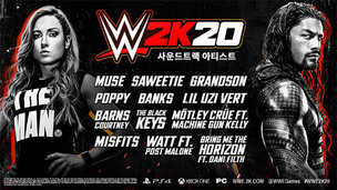 2K, 출시 예정작 'WWE 2K20' 사운드트랙 리스트 공개