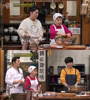 tvN '수미네 반찬' 입맛 되돌릴 '시금치김치, 볼락구이, 유채재래된장찌개, 양파링밥전'