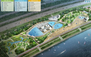 강에서 수영하듯 한강변에 모래사장&hellip;잠실한강공원 수영장, 2022년 6월 자연형 물놀이장로 재탄생