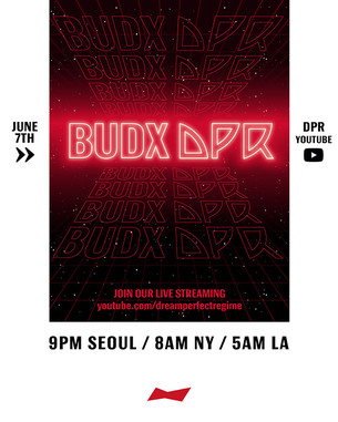 버드와이저, 7일 뮤지션 DPR 크루와 온택트 공연 'BUDX DPR' 개최