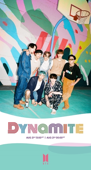 방탄소년단, 새 싱글 'Dynamite' 단체 티저 공개&hellip;활기찬 '우정샷'