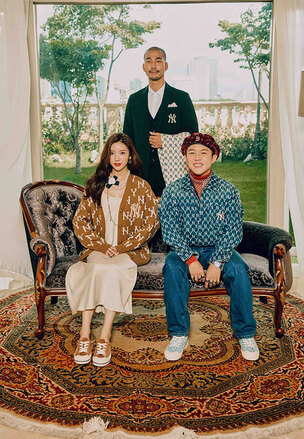 슈퍼 리치 '조세호'와 그의 여친 '홍지윤'의 평범한 하루 컨셉의 패션 화보