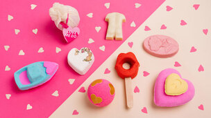 러쉬, 핑크빛 색감과 러블리한 향기가 특징인 '발렌타인 에디션' 선보여