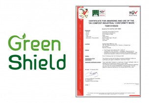 한국제지 Green Shield, 해외 생분해성 인증 획득&hellip;종이 재활용&middot;생분해 가능