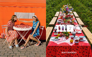 북유럽 감성 핀란드 브랜드 '마리메꼬' 70주년 기념, 딸기 컬렉션 출시 및 아디다스와 협업 등