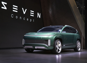 현대차, 콘셉트카 '세븐' 최초 공개&hellip; "대형 SUV 전기차 비전 제시"
