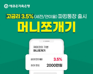 애큐온저축은행, 연 3.5% 금리 파킹통장 '머니쪼개기' 출시