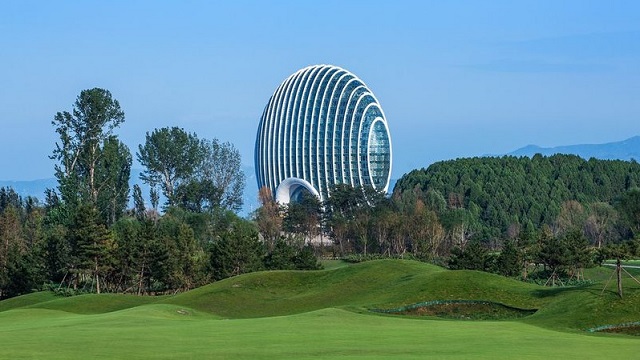 [세계의 이색 건물들] (20) 중국 베이징, 선라이즈 캠핀스키 호텔(Sunrise Kempinski Hotel)