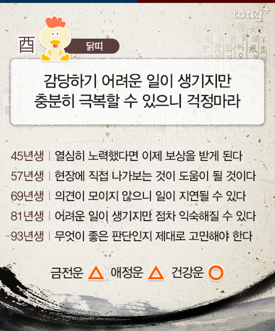 [스타 띠별 운세] '용띠' 지드레곤,  "달콤한 이야기에는 함정이 있는 법이다"