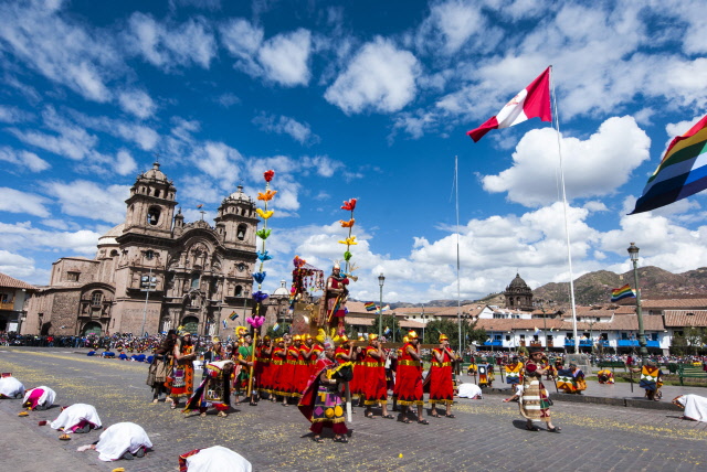 인티라미 축제 행렬/사진제공=페루관광청