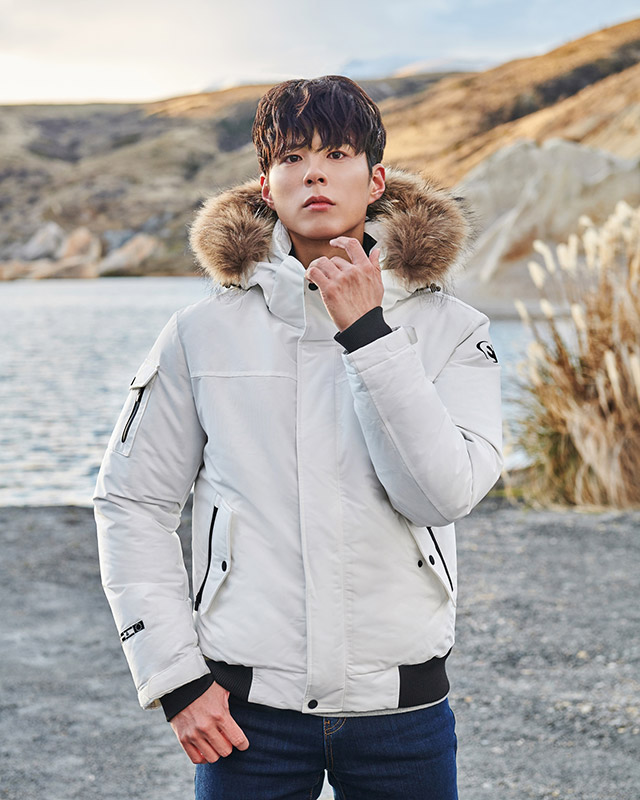 ‘스투키 구스 다운 자켓’을 입은 아이더 모델 박보검