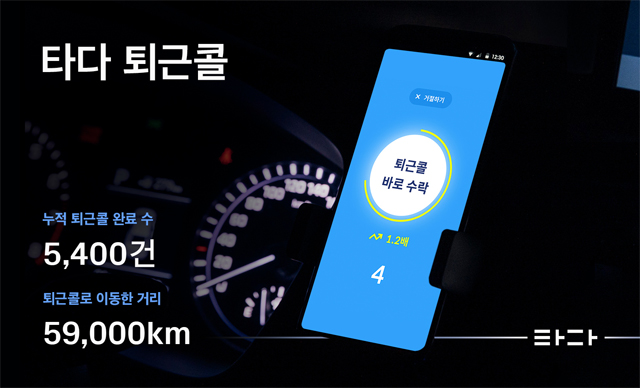 타다, 택시 대란에 '퇴근콜' 기능 무료 도입해 승객 5400명 더 태웠다 / 타다 제공