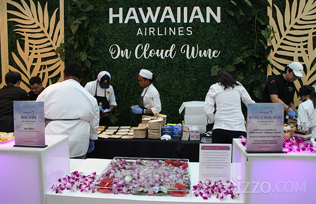 하와이 푸드 & 와인 페스티벌(Hawaii Food & Wine Festival) 하와이안항공 부스(사진=서미영 기자)