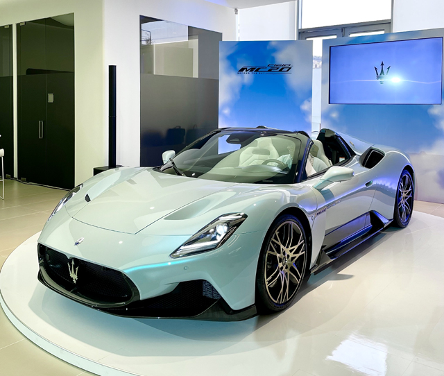 마세라티, 한정판 슈퍼 컨버터블 모델 'MC20 첼로 프리마세리에' / 성열휘 기자