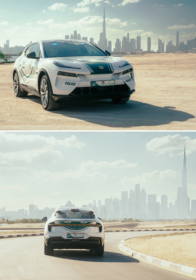 두바이 경찰, 순찰차에 하이퍼 SUV '로터스 엘레트라 R' 추가… "최고출력 918마력"