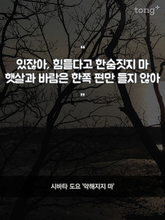 "햇살과 바람은 한쪽 편만 들지 않아"