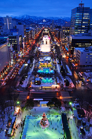 겨울 왕국으로 떠난 여행, 日 홋카이도 '삿포로 눈 축제'