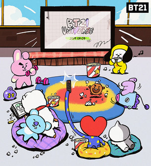 [BTS 영상] BT21 캐릭터 개발에 참여한 방탄소년단 이야기...RJ, KOYA, SHOOKY의 &#39;가족과 친구&#39;