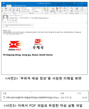 안랩, ‘업무 메일’ 위장해 유포되는 악성코드 주의 당부