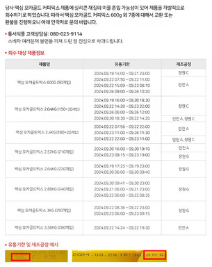 동서식품, '맥심 모카골드'서 실리콘 이물 혼입 가능성에 자발적 회수 조치