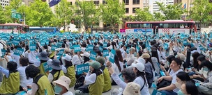 [포토] 광화문에 모인 10만 명의 간호사들... "간호법 제정 촉구"