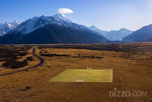 뉴질랜드 관광청, 2023 FIFA 여자 월드컵 앞두고 실물 크기 친환경 축구 경기장 조성