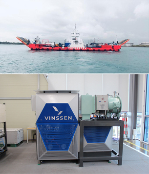 빈센, 싱가포르 해양 프로젝트에 수소연료전지 공급