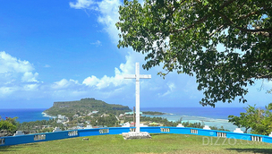 로타섬 ‘송송빌리지 전망대’, 마리아나 바다를 닮은 색으로 새 단장 
