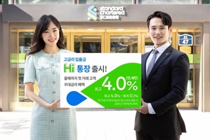 [오늘의 파킹통장] &ldquo;입출금은 자유, 금리는 최고 연 4%&rdquo;&hellip; SC제일은행 'Hi 통장'