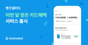 뱅크샐러드, 보유한 카드 피킹률 자동 계산해주는 ‘이번 달 받은 카드 혜택’ 출시
