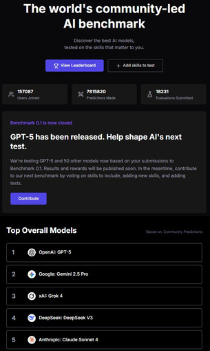 리콜, GPT-5 포함 50여 개 모델 평가한 'Benchmark 0.1' 선보여